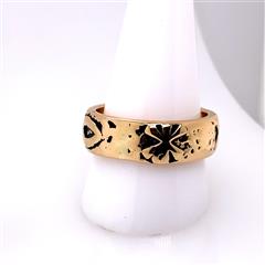 James Avery Retired Christian Fish 14K Yellow Gold Ring